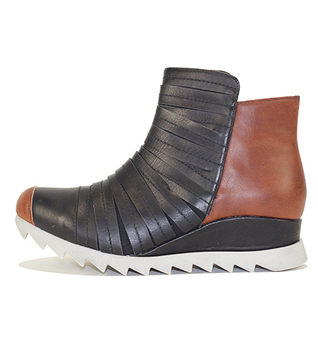 Women Ankle Boot Stark- BlackBrown Black Boots Black