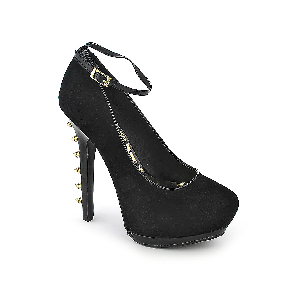 Women High Heel Dress Shoe Notorious Black High Heels Black