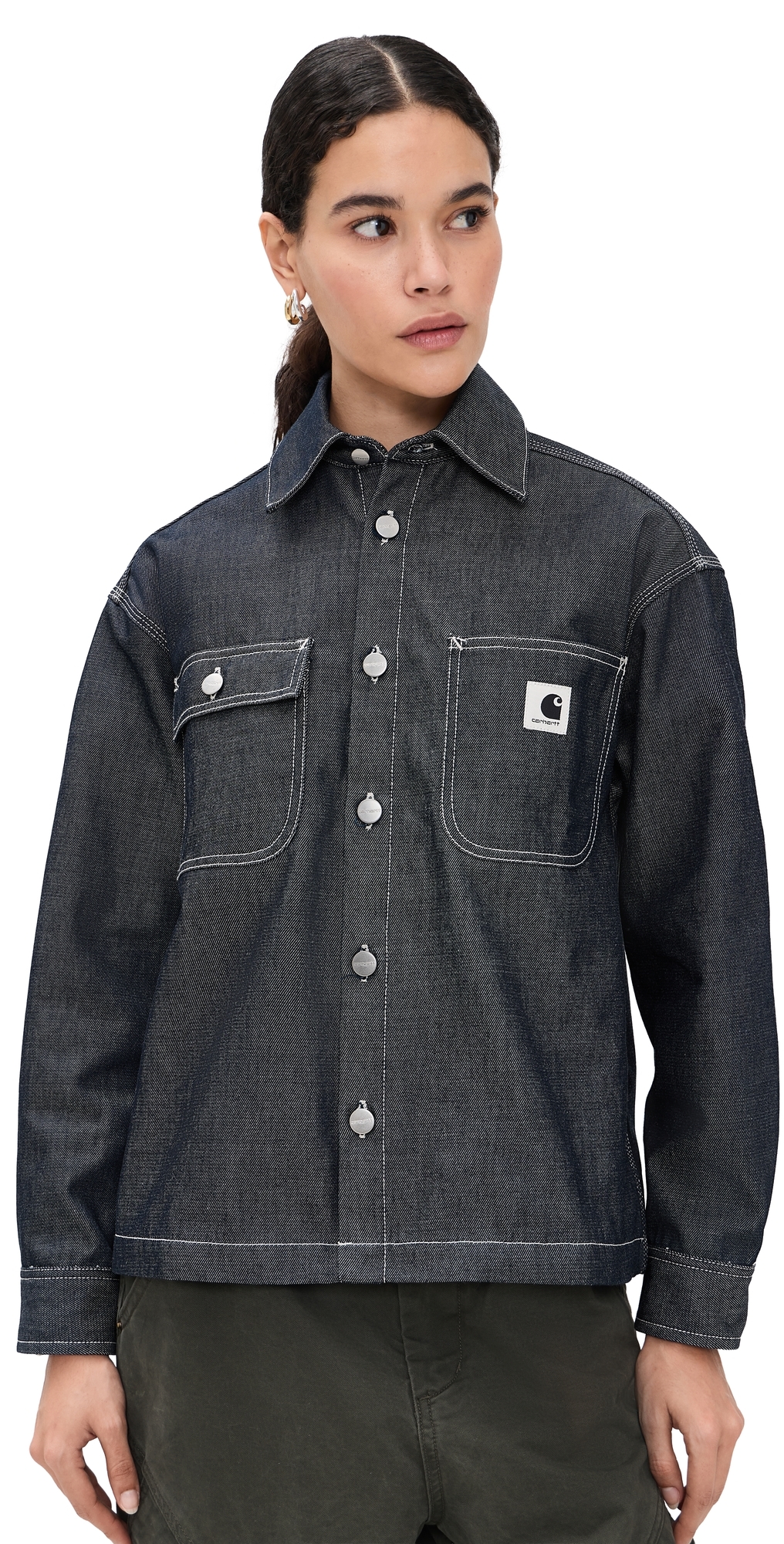 Carhartt WIP Louis Denim Shirt Jacket Blue