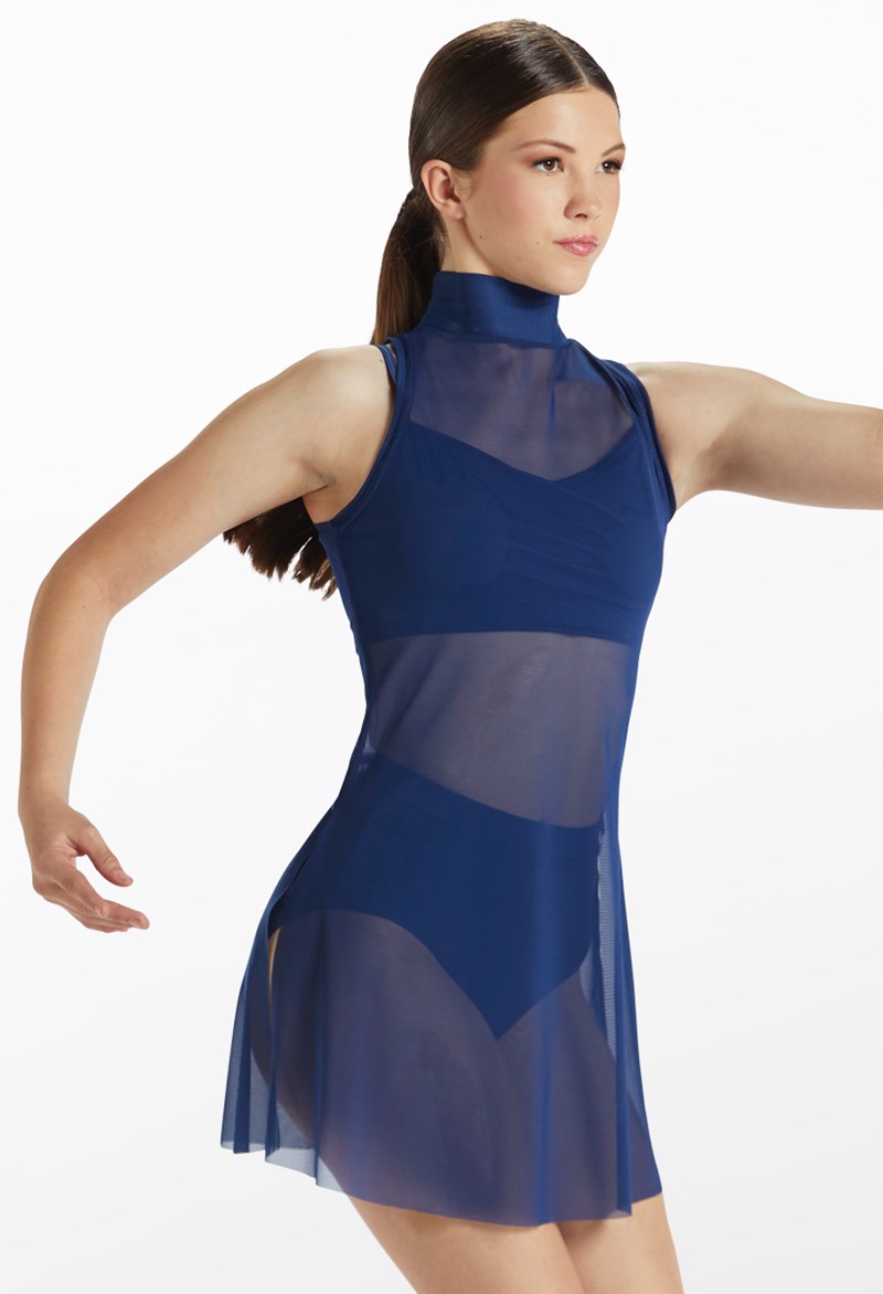 Mesh Tunic Overdress - Navy - Intermediate Child - Dance Dress D