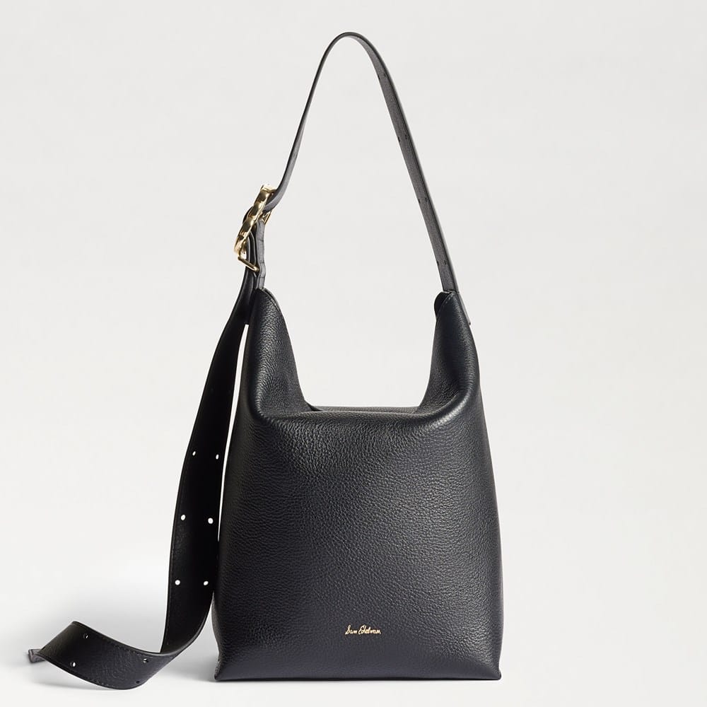 Saige Bucket Shoulder Bag Black