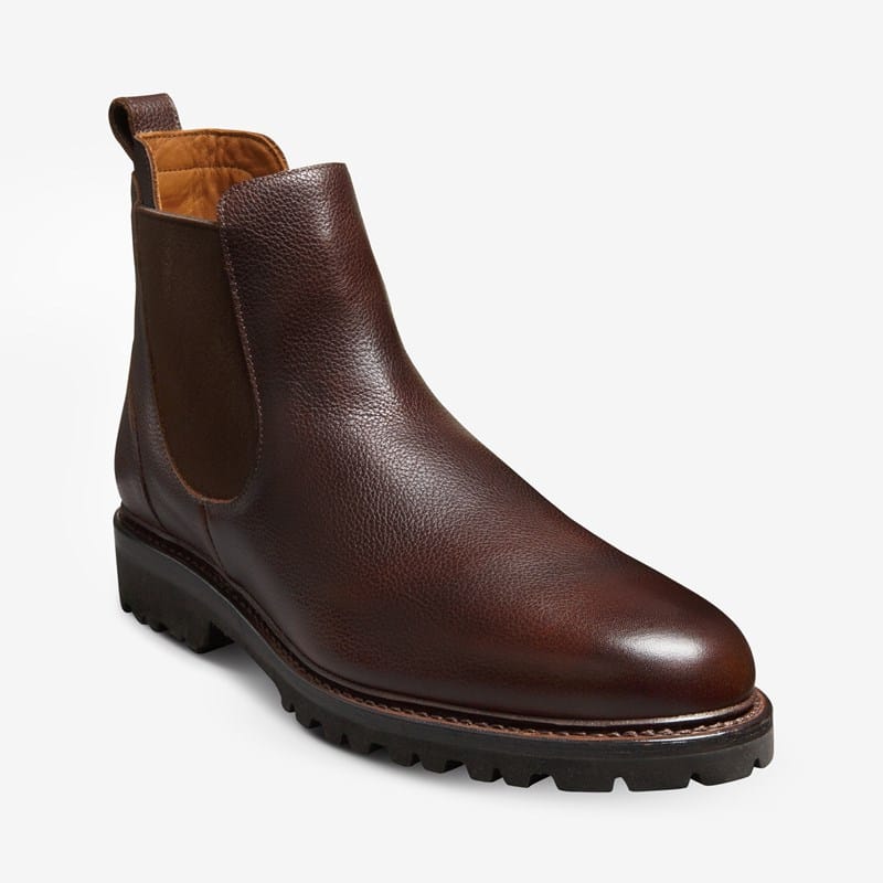 Allen Edmonds Grafton Chelsea Boot Boots in Brown Leather, size . E