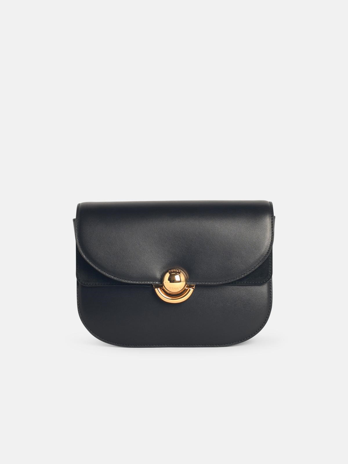 FURLA 'Sfera' Black Leather Crossbody Bag