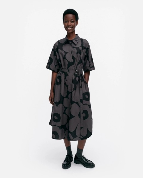 Popliini Unikko cotton dress