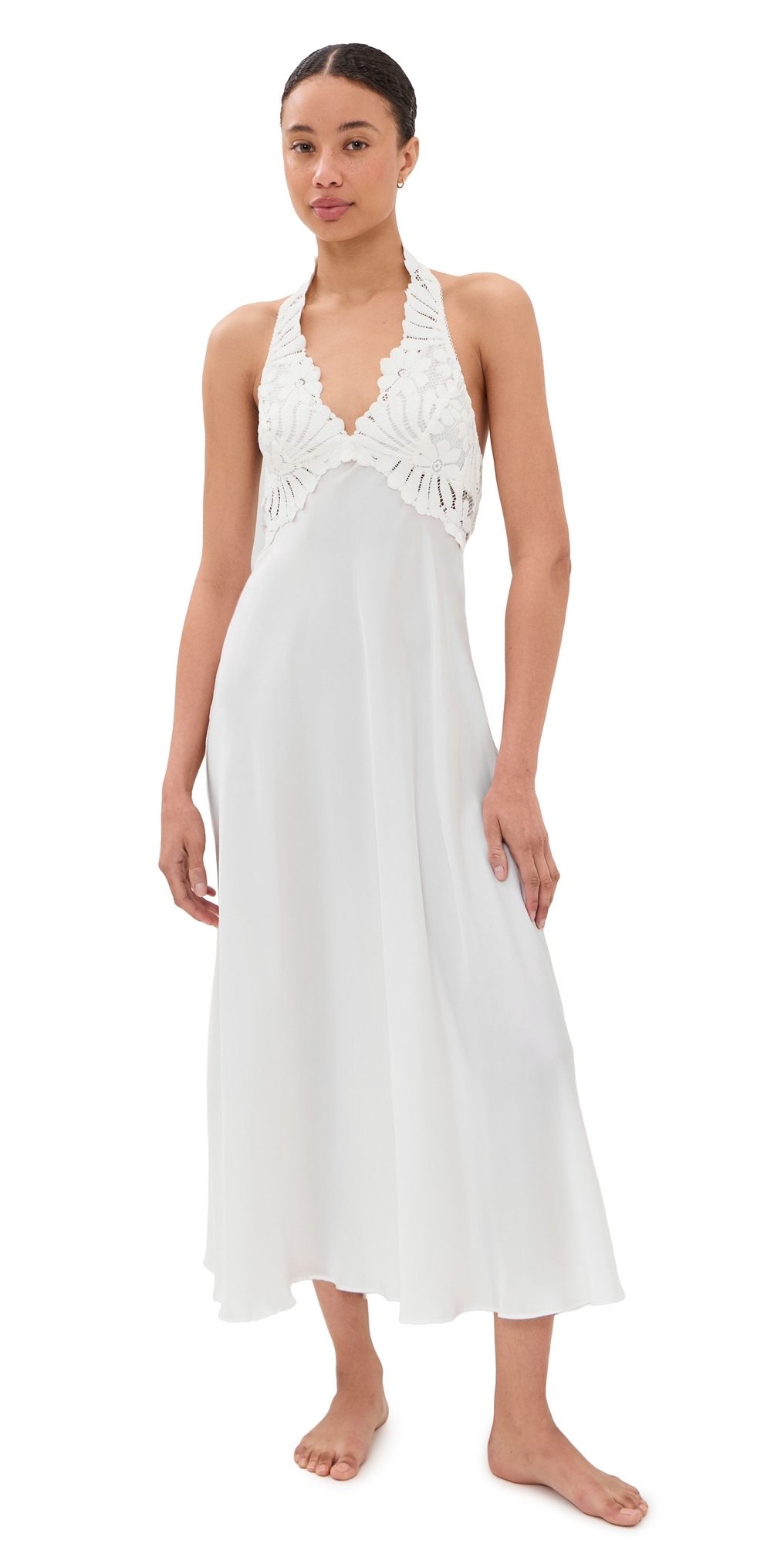 Free People Petal Party Midi Dress Clean Ivory