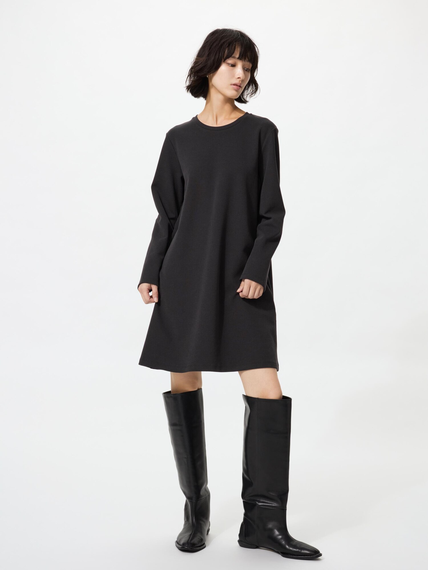 UNIQLO Women's Jersey Dress, Black