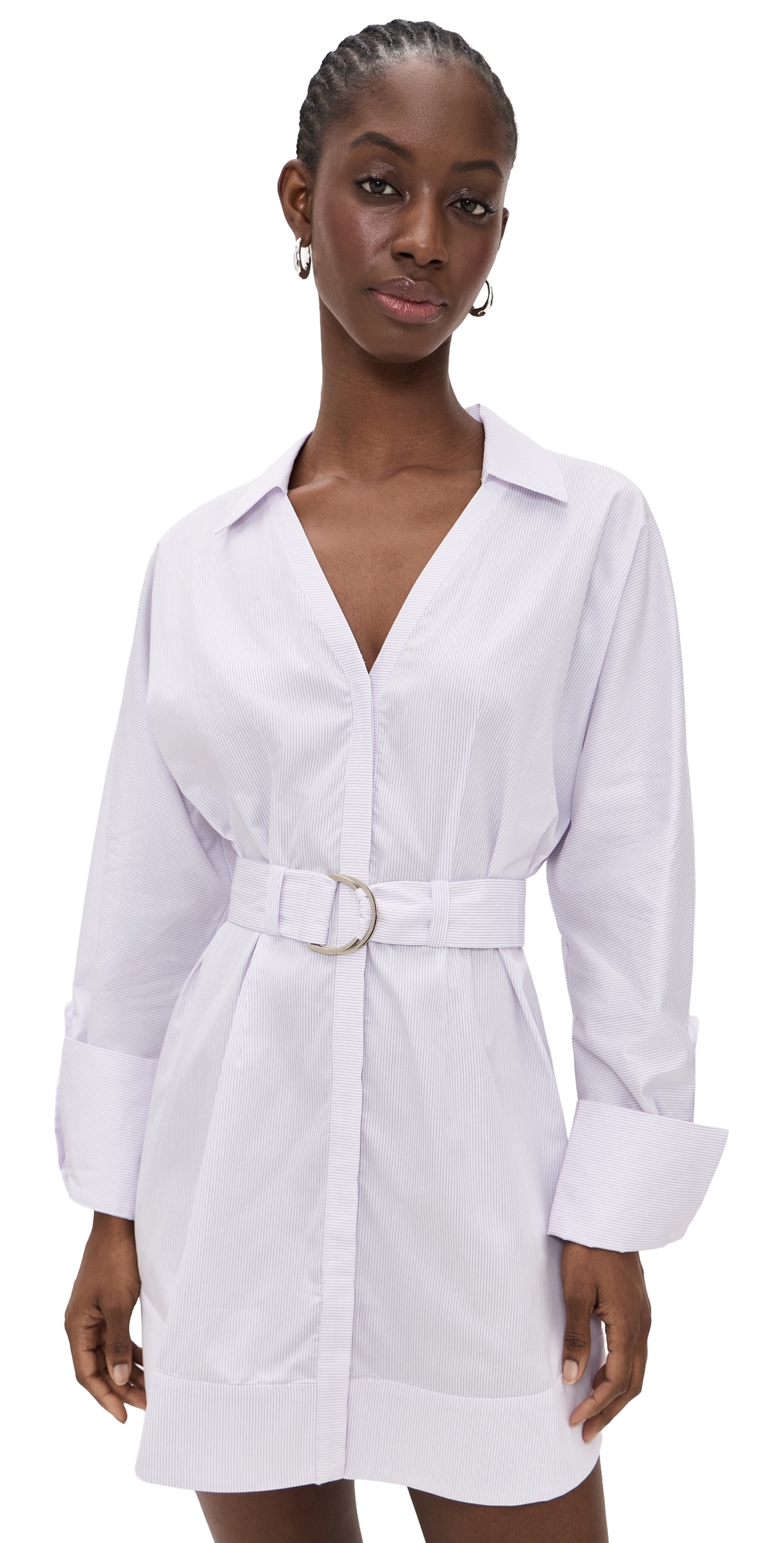 HEVRON Audrey Dress Thistle Stripe