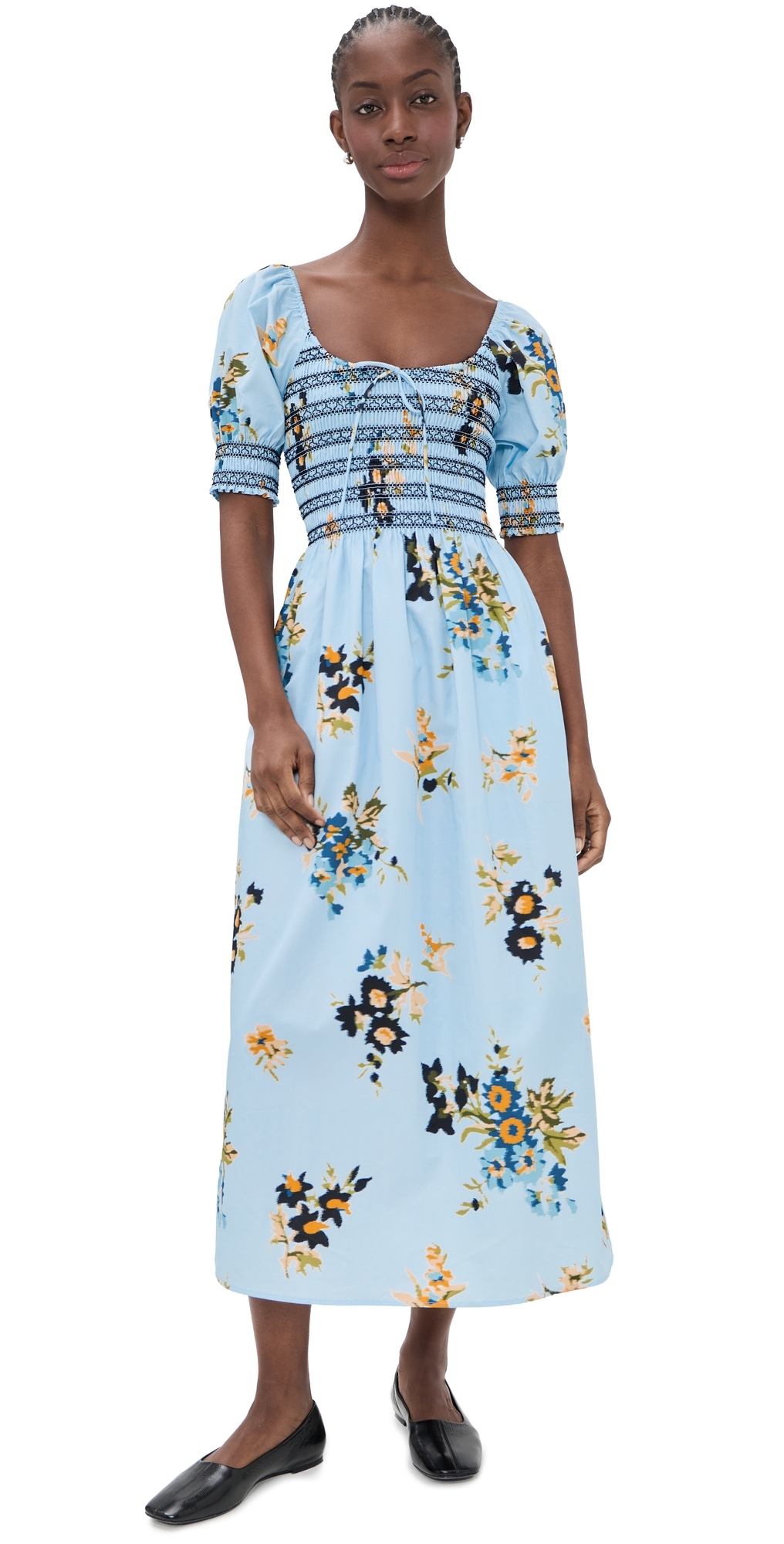 Hill House Home The Madeline Nap Dress English DaisyBlue