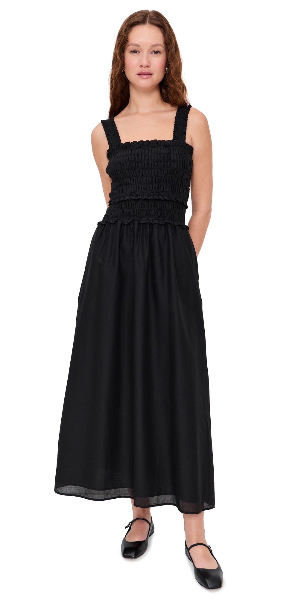 Hill House Home The Azalea Maxi Nap Dress Black