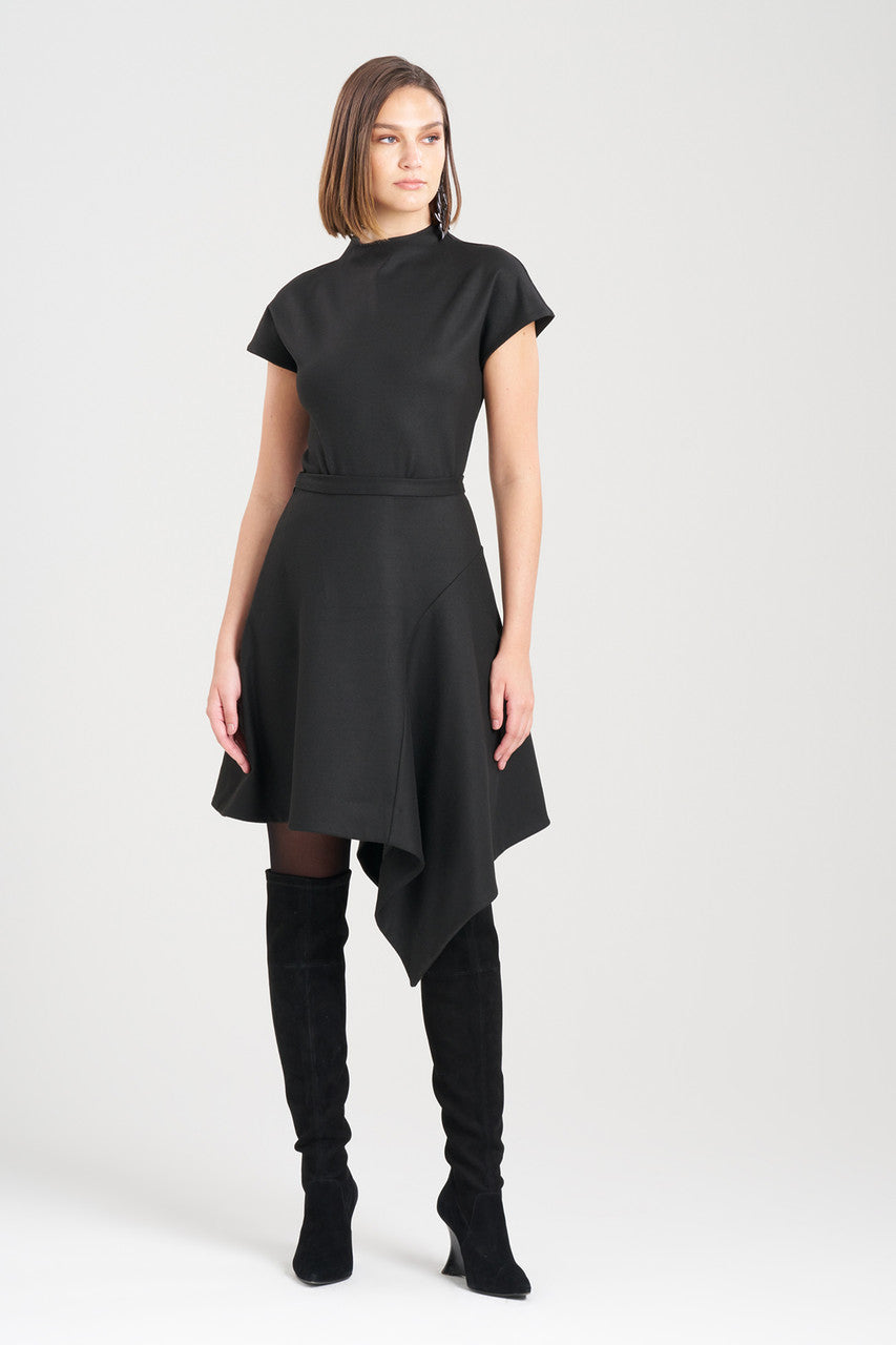 Double Jersey Asymmetric Skirt