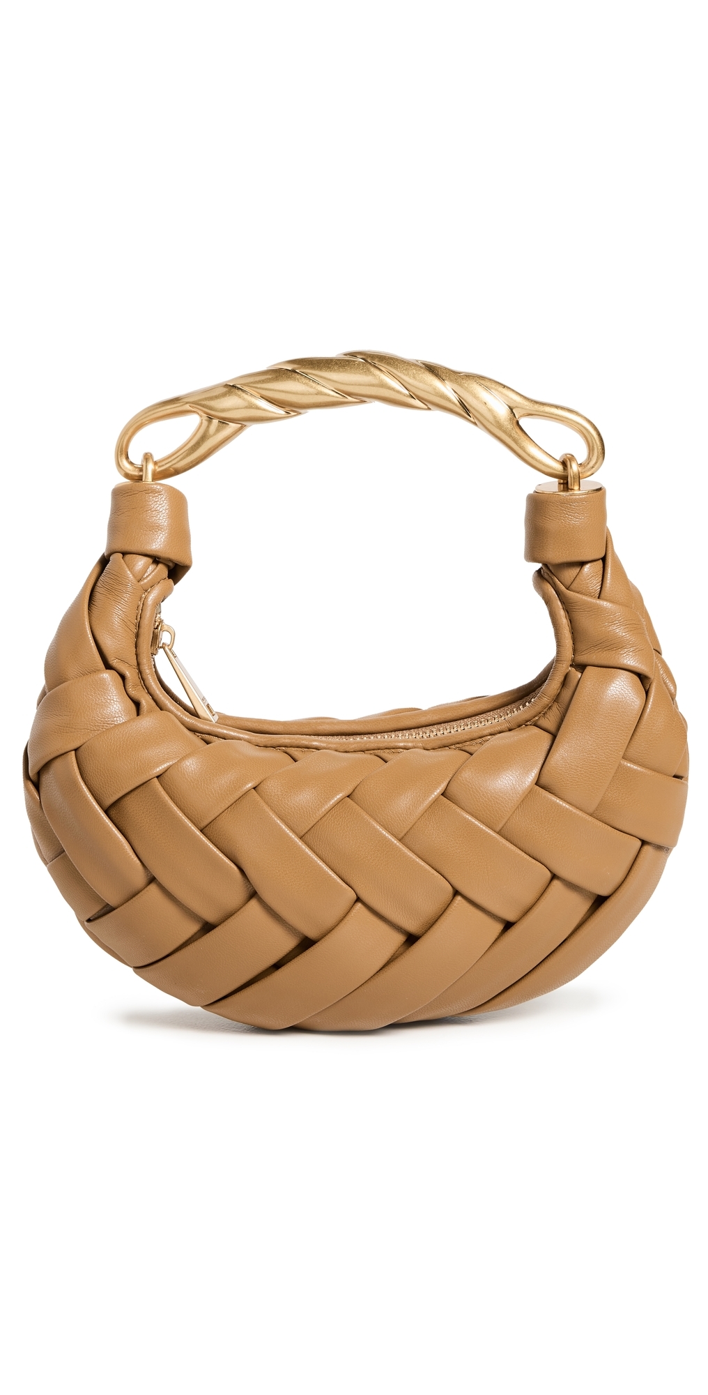 JW PEI Orla Faux Leather Weave Handbag Brown One