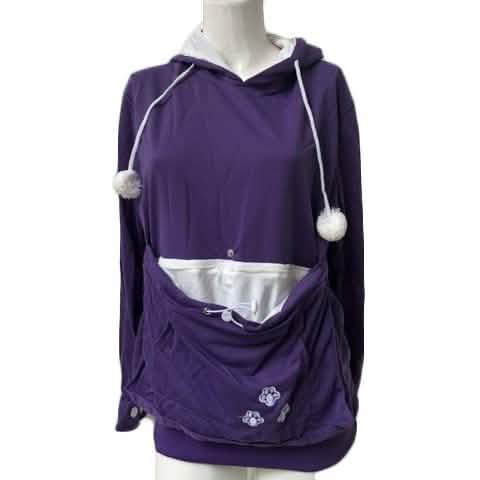 Kangaroo Hoodie - Purple