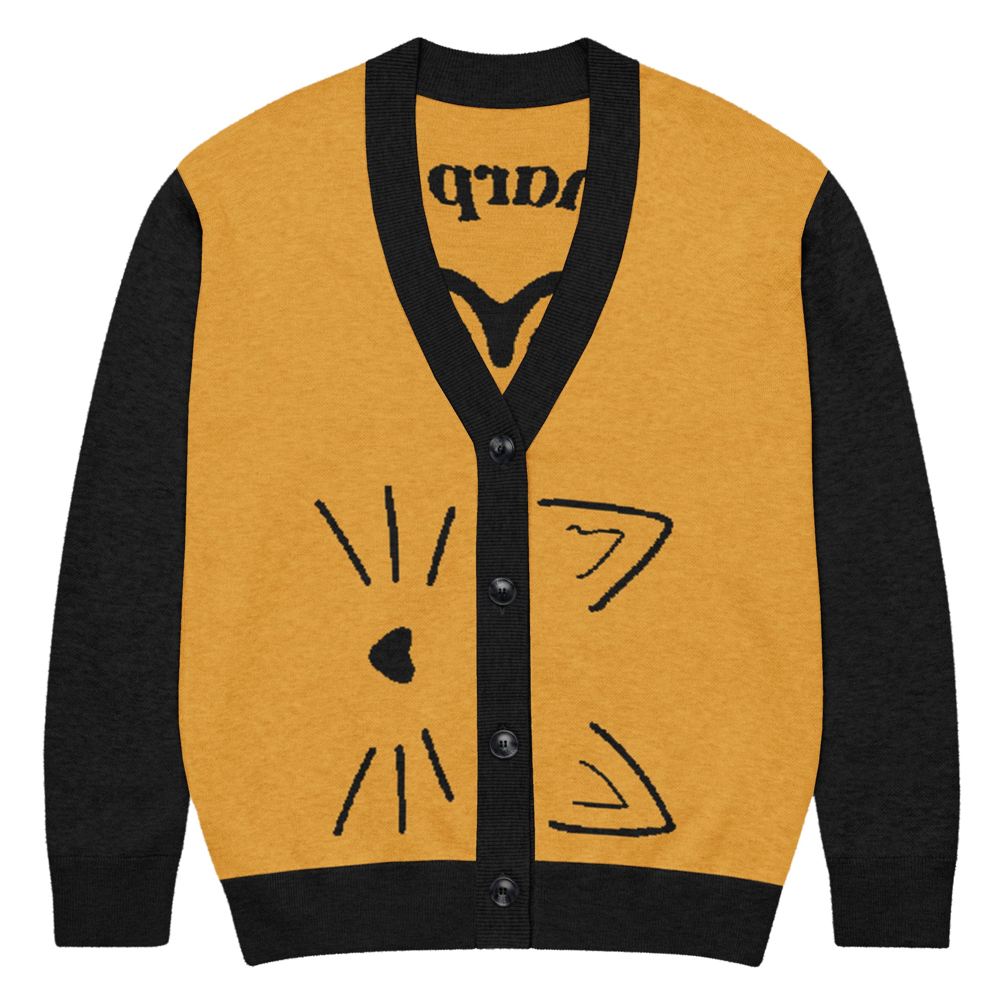 Whisker Warmth Gift Knit Cardigan for Cat Lovers