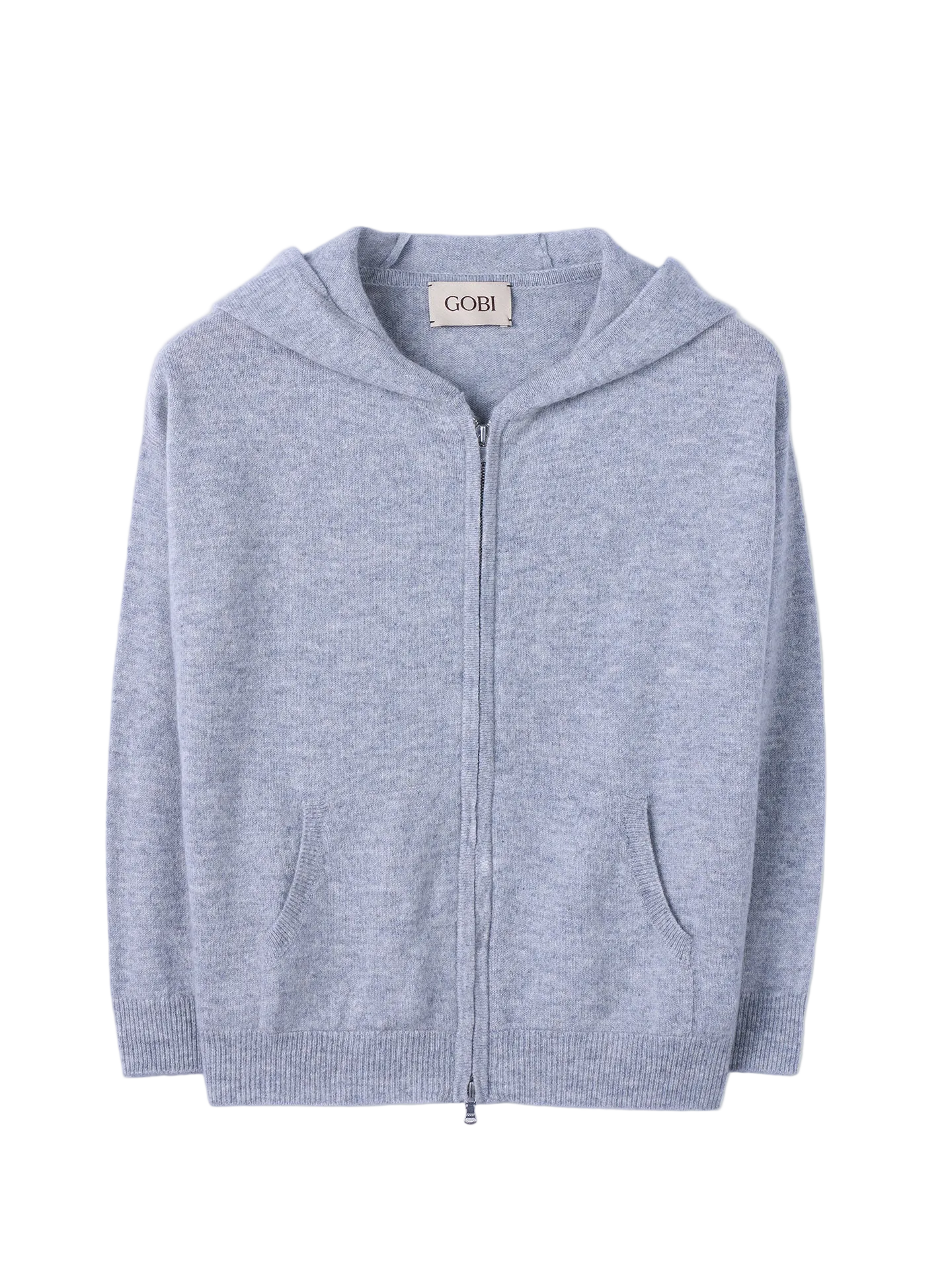 Unisex Zipper Hoodie - - years Light Gray KK-
