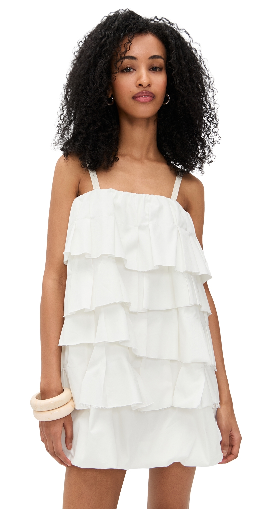 Lee Mathews Annie Mini Dress Natural
