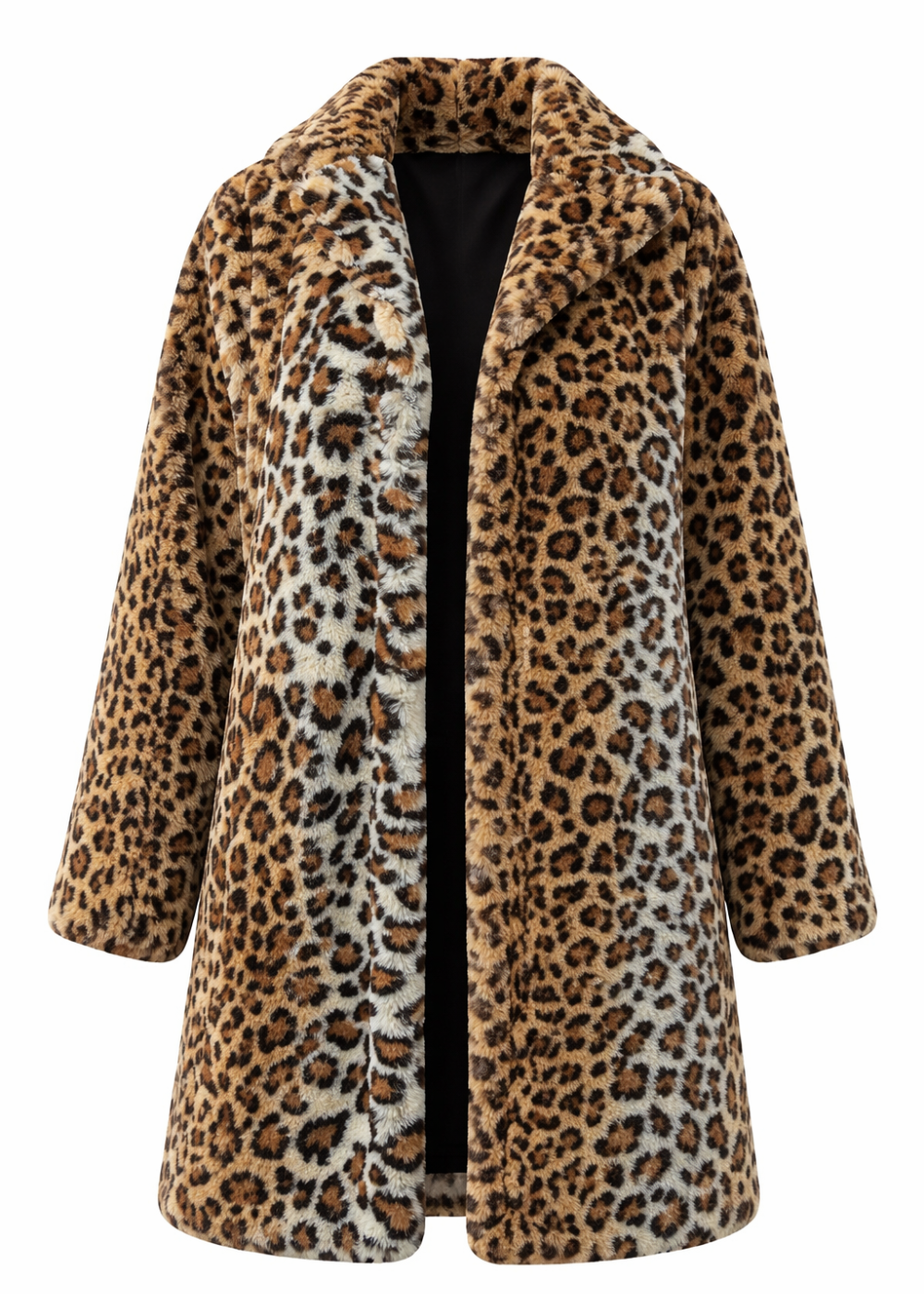 Wild One Leopard Faux Fur Coat - Brown