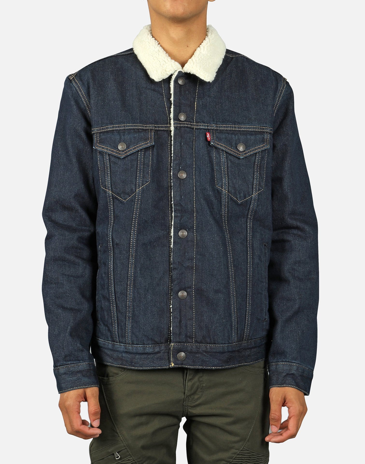 Levi SHERPA TRUCKER DENIM JACKET