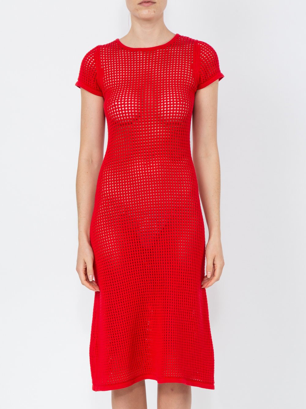 Red L'eau Dress