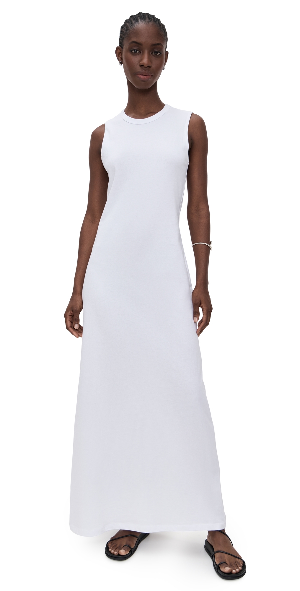 Leset Margo Sleeveless Maxi Dress White