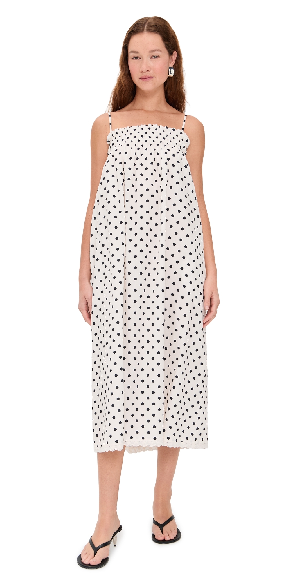 La Maregold Sammy Dress Midnight Polka Dot