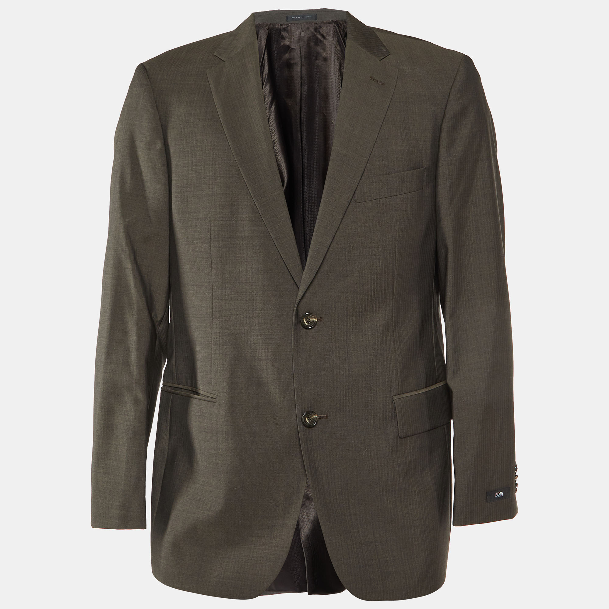 Boss By Hugo Boss Brown Wool Pasini Blazer