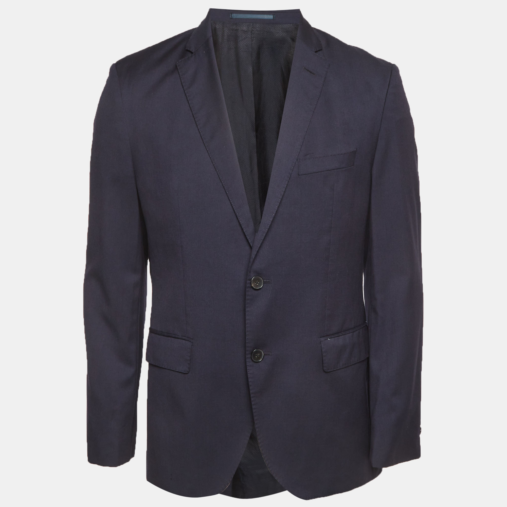 Boss by Hugo Boss Blue Gabardine Johnstons Blazer