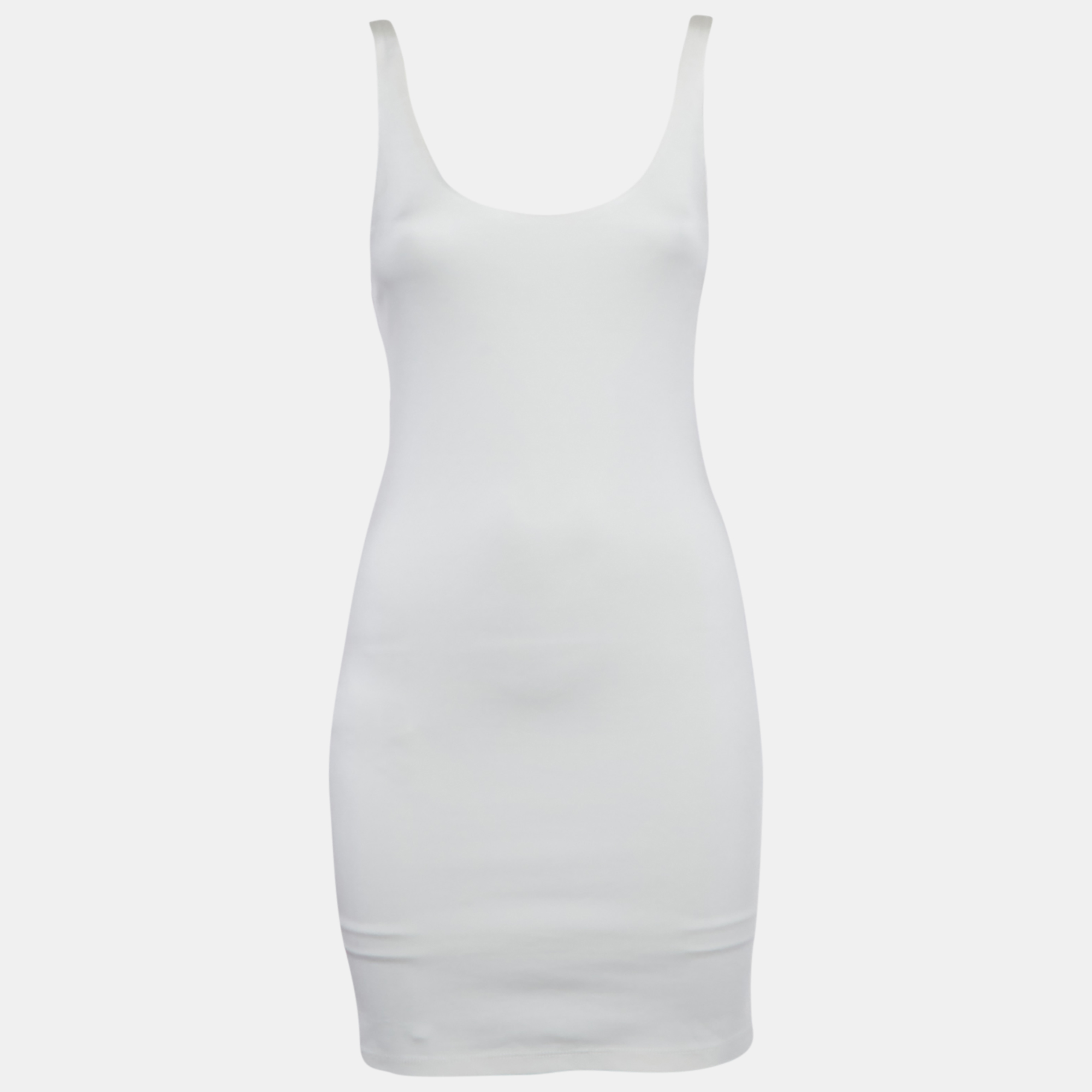 Alice + Olivia Off White Jersey James Mini Dress