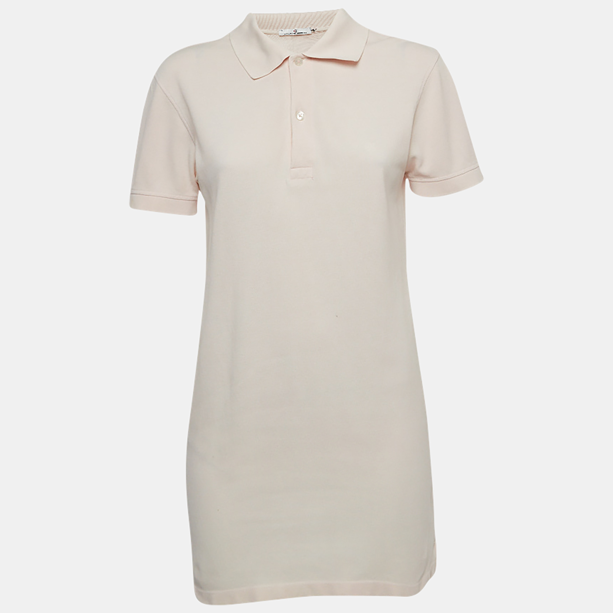 CH Carolina Herrera Light Pink Cotton Mini Polo Dress