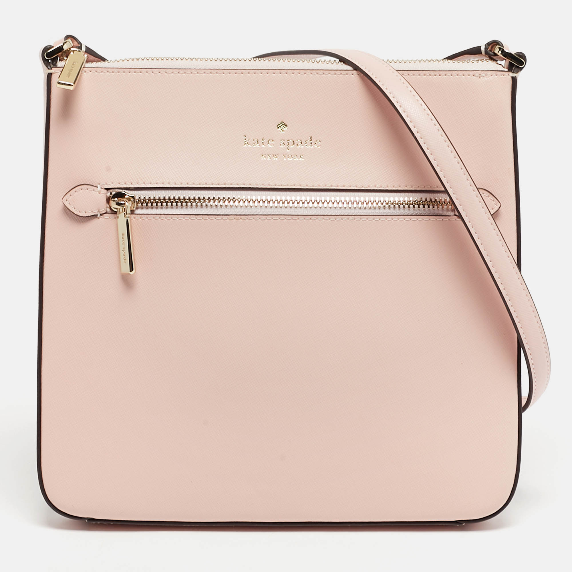 Kate Spade North South Sadie Pink Leather Crossbody Bag