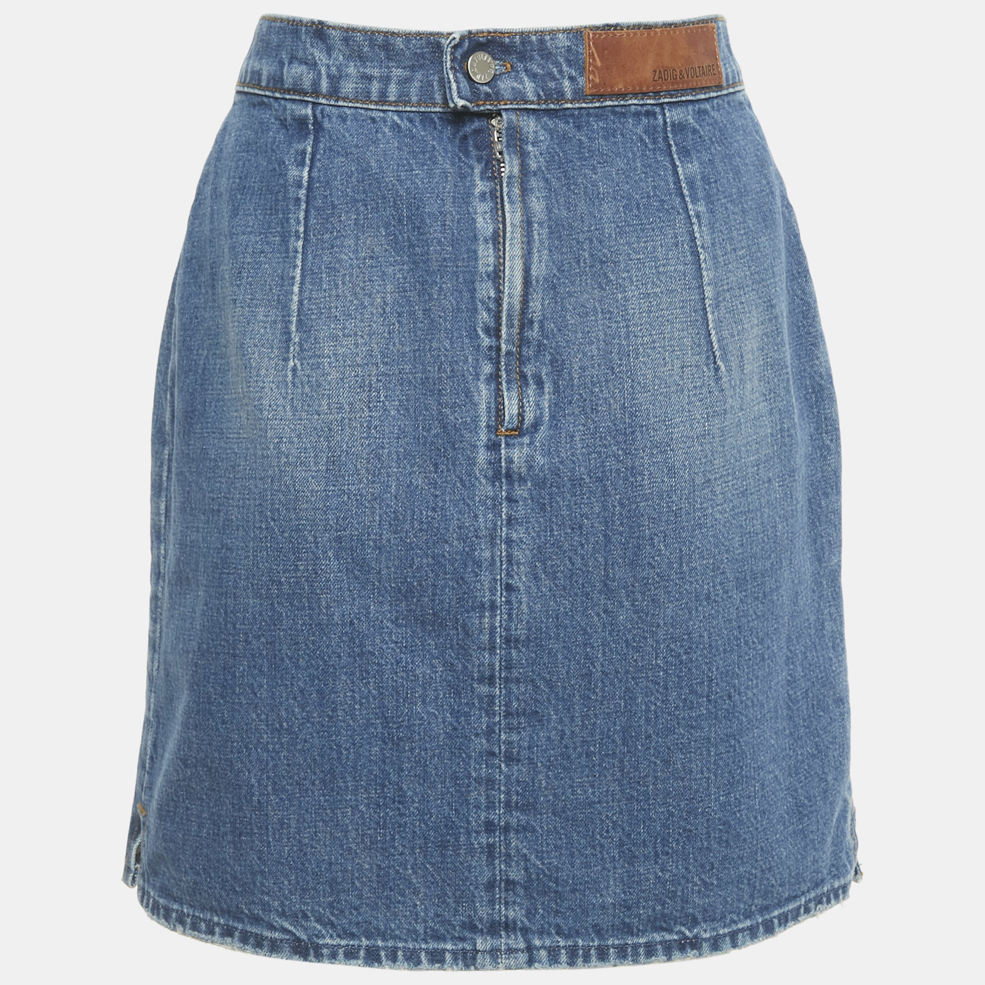 Zadig & Voltaire Blue Denim Juny Skirt