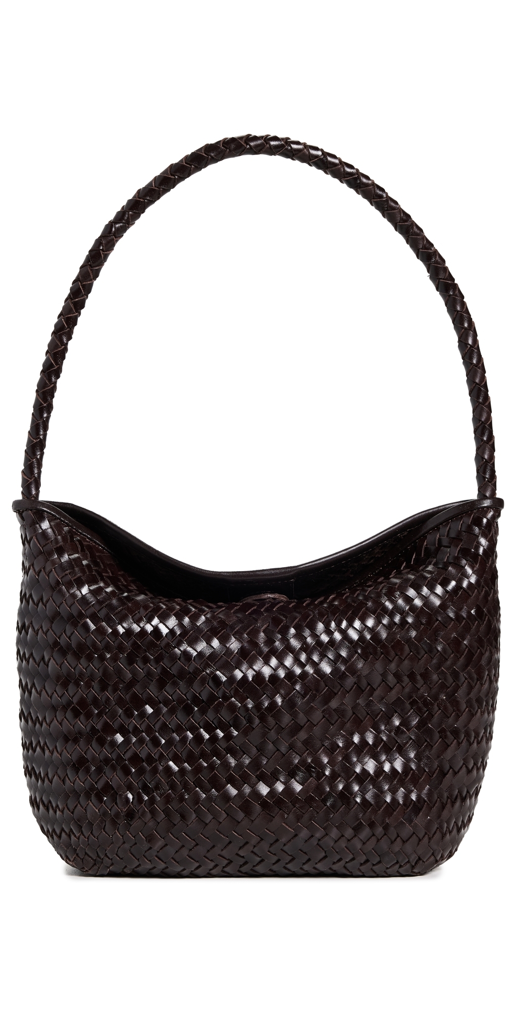 Madewell Woven Shoulder Bag Coffee Bean One