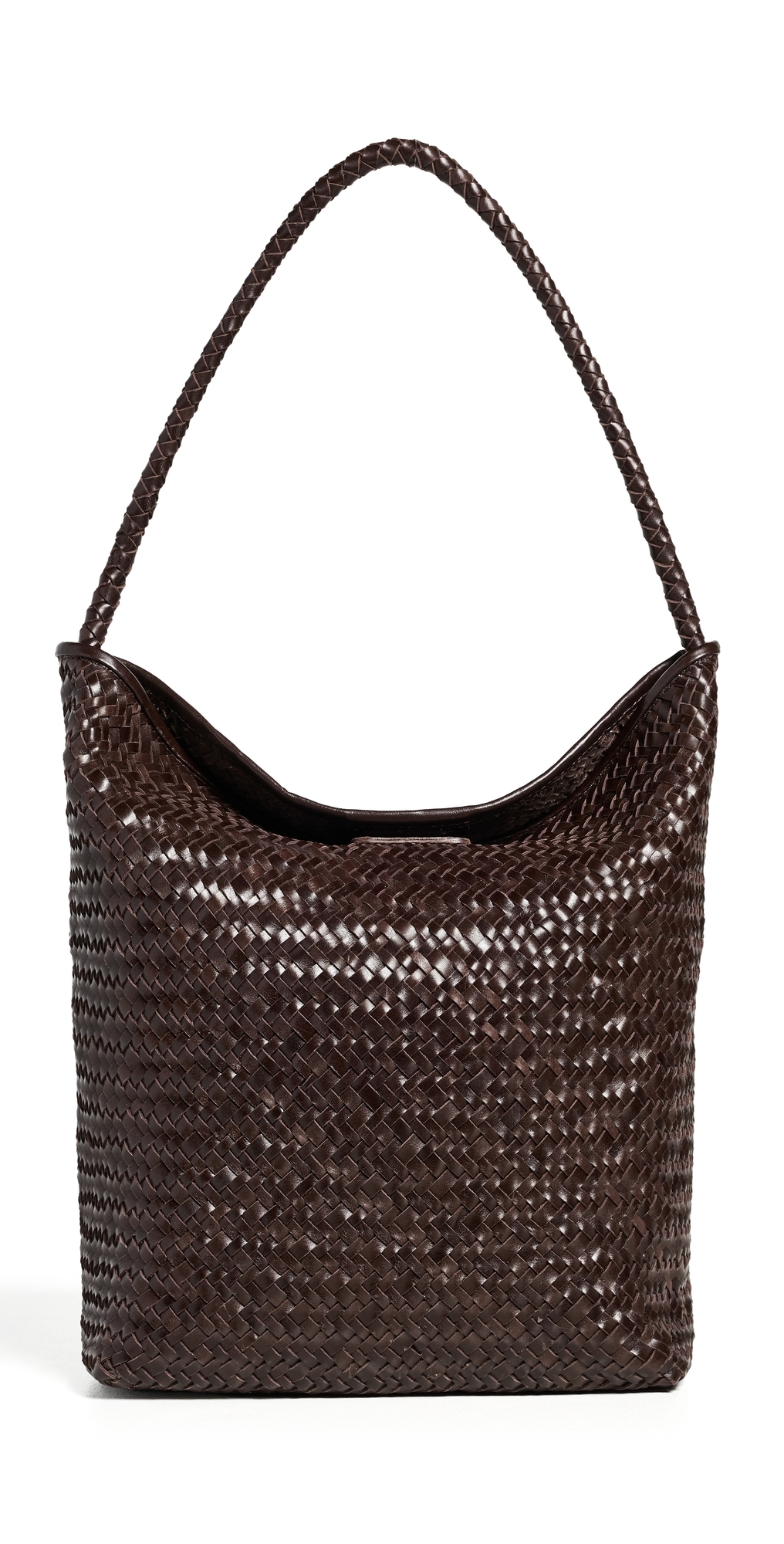 Madewell The Signature Woven Collection Bucket Bag Coffee Bean One