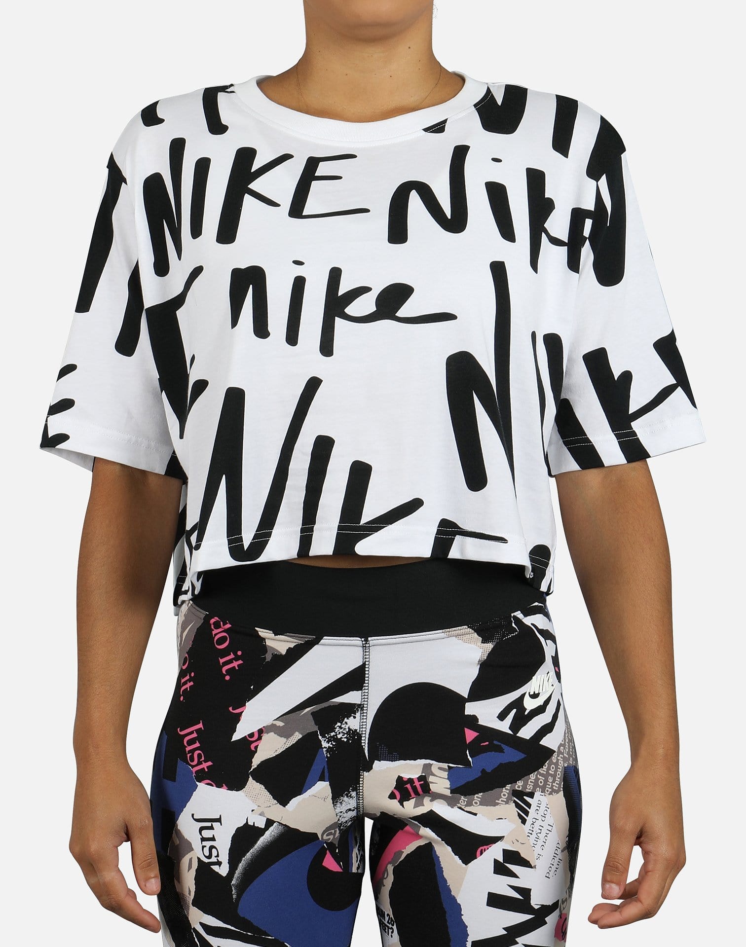 Nike LOGO MASH CROP TOP