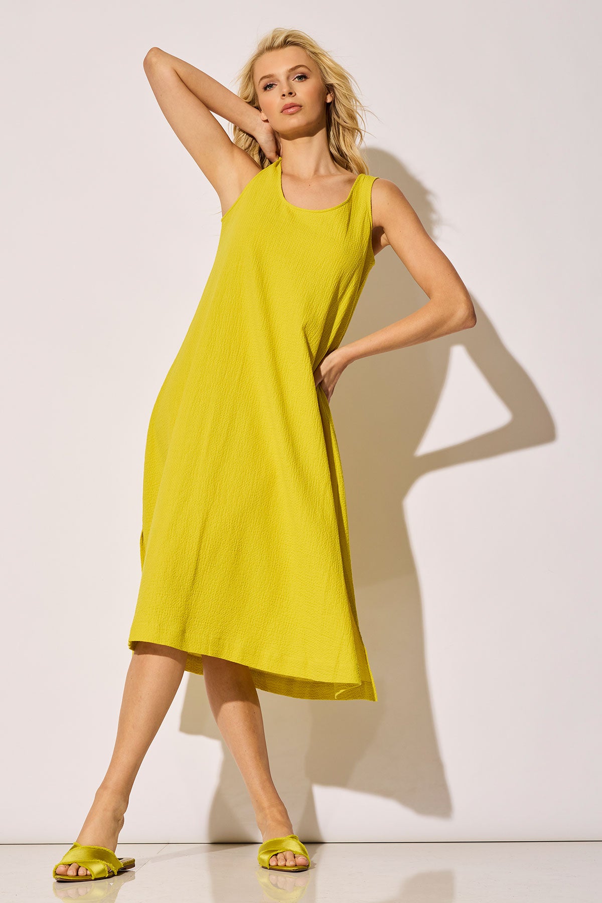 Onsen Cotton Tank Slip Dress