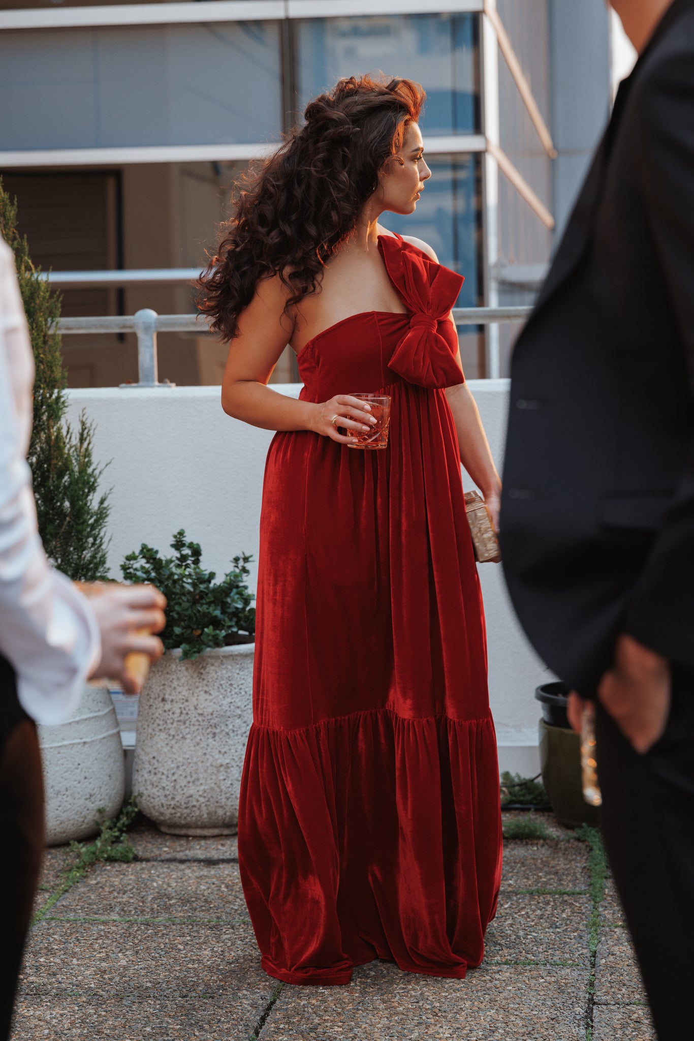 Betina Bow Front Maxi Dress