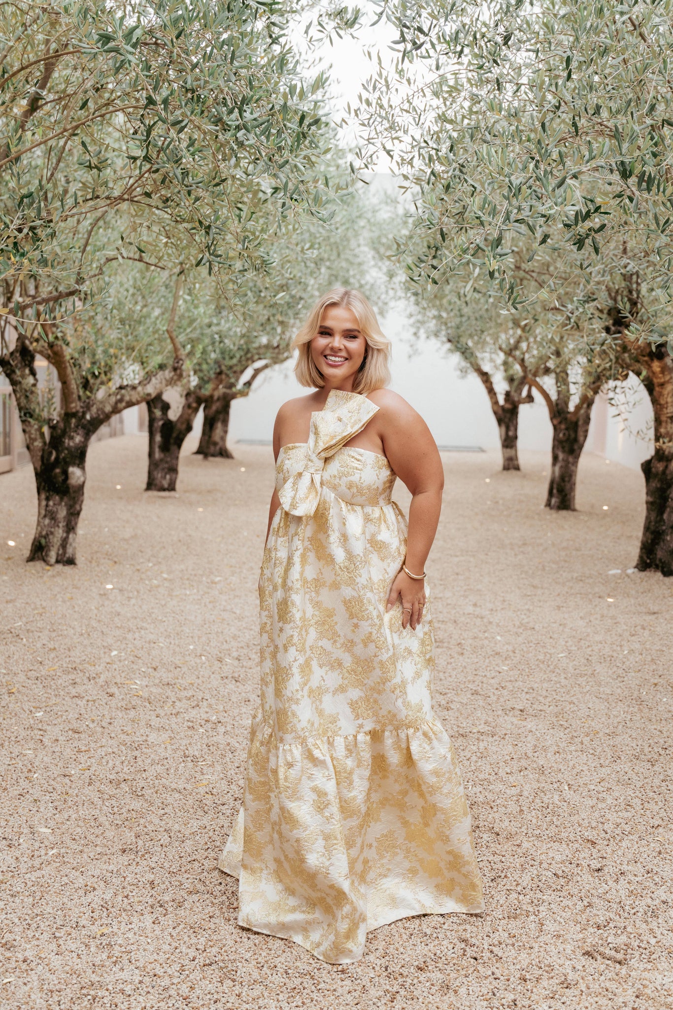 Betina Bow Front Maxi Dress
