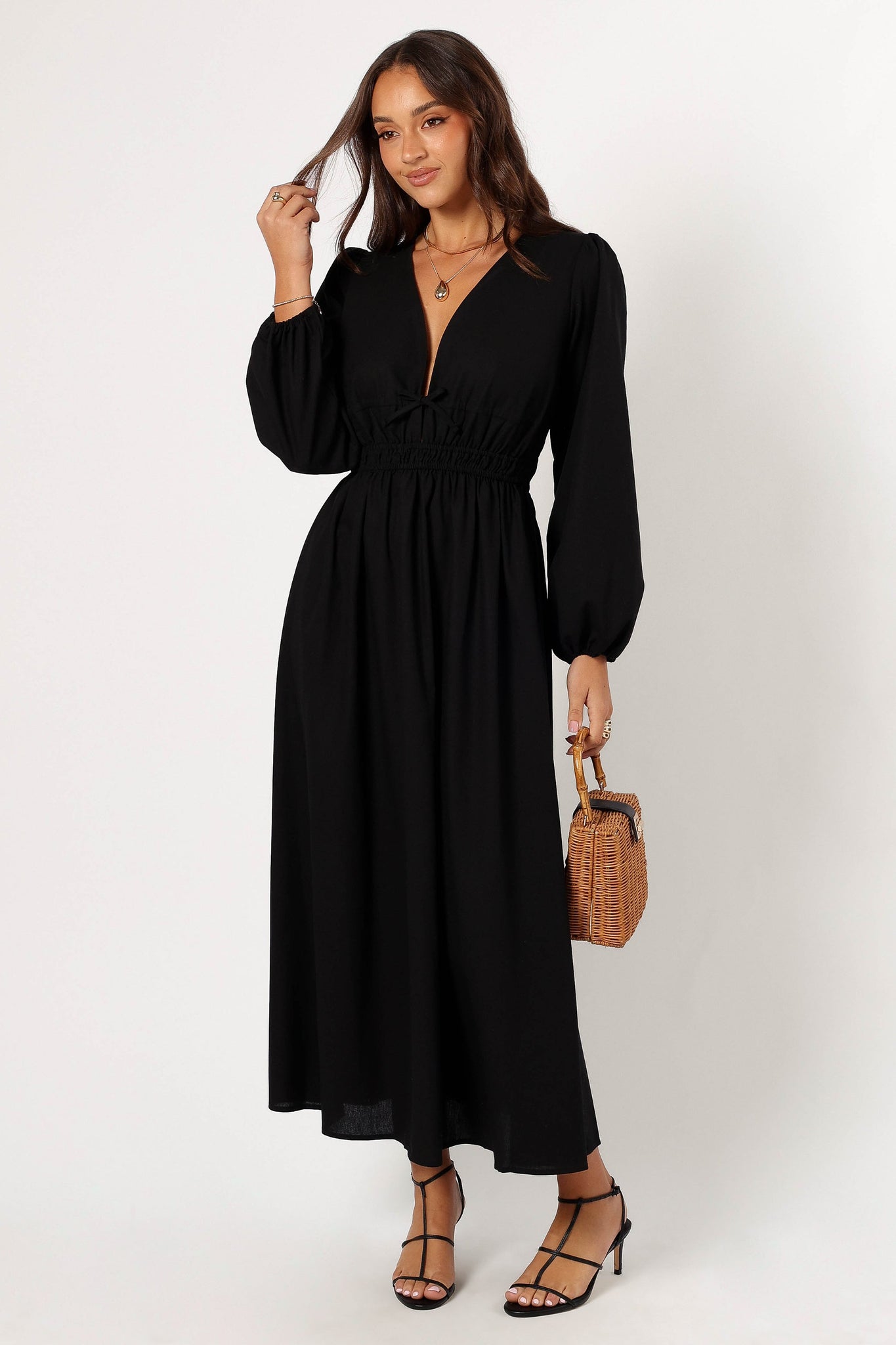 Cece Long Sleeve Maxi Dress