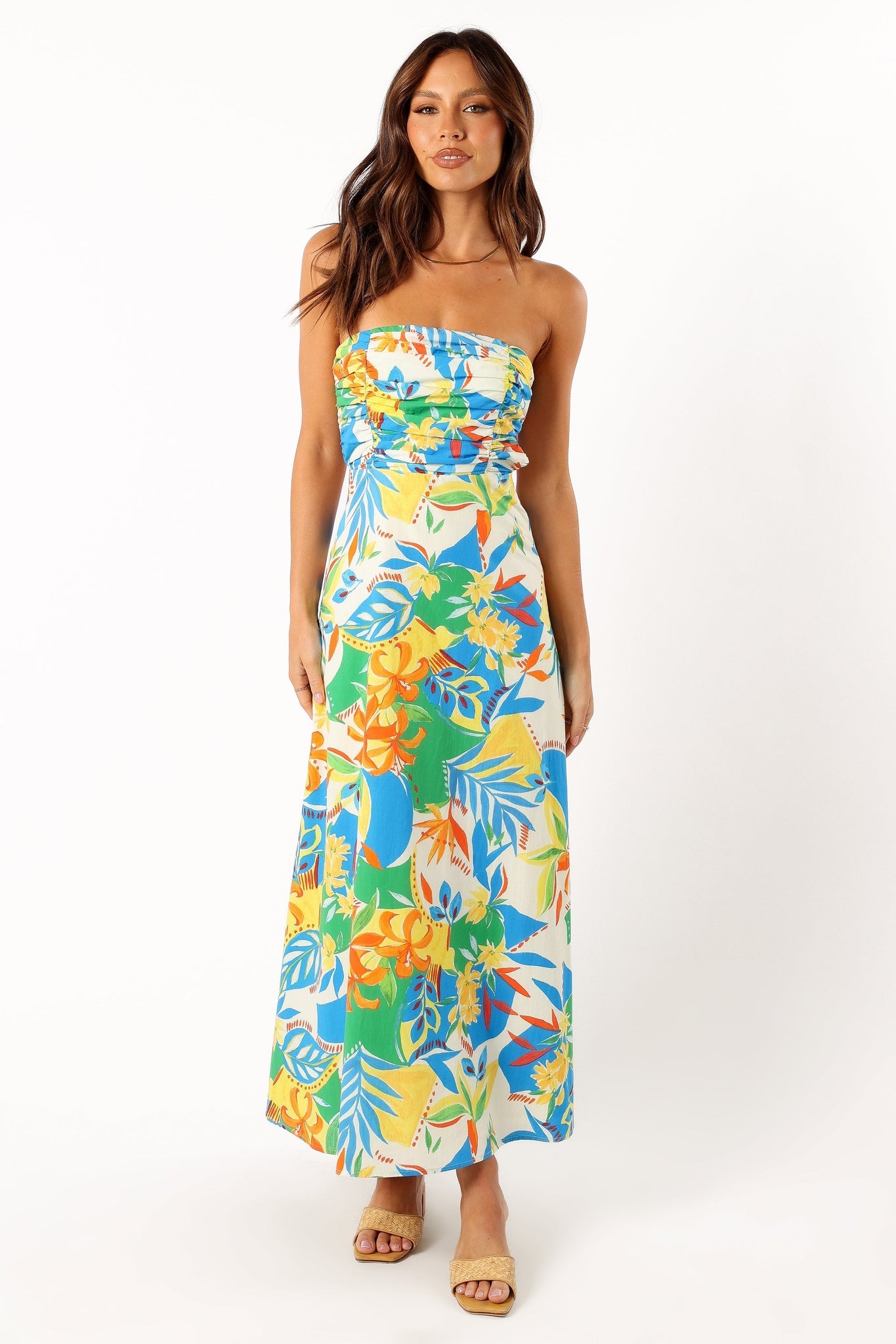 Harriet Strapless Midi Dress