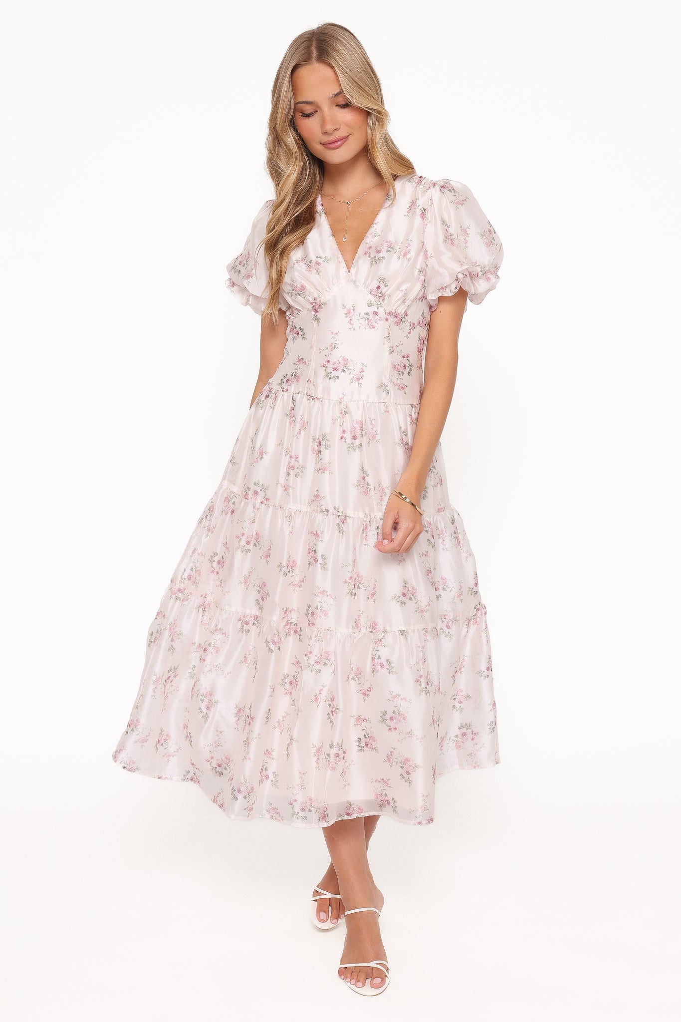 Jocelyn Maxi Dress - IvoryPink Floral