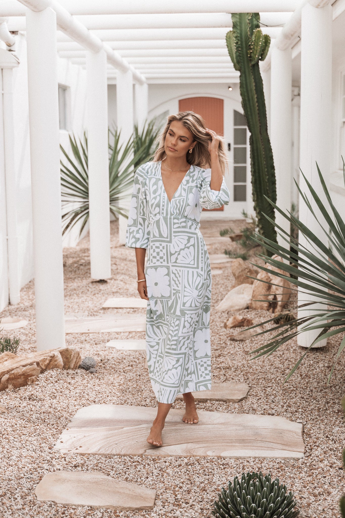 Kolby Long Sleeve Midi Dress