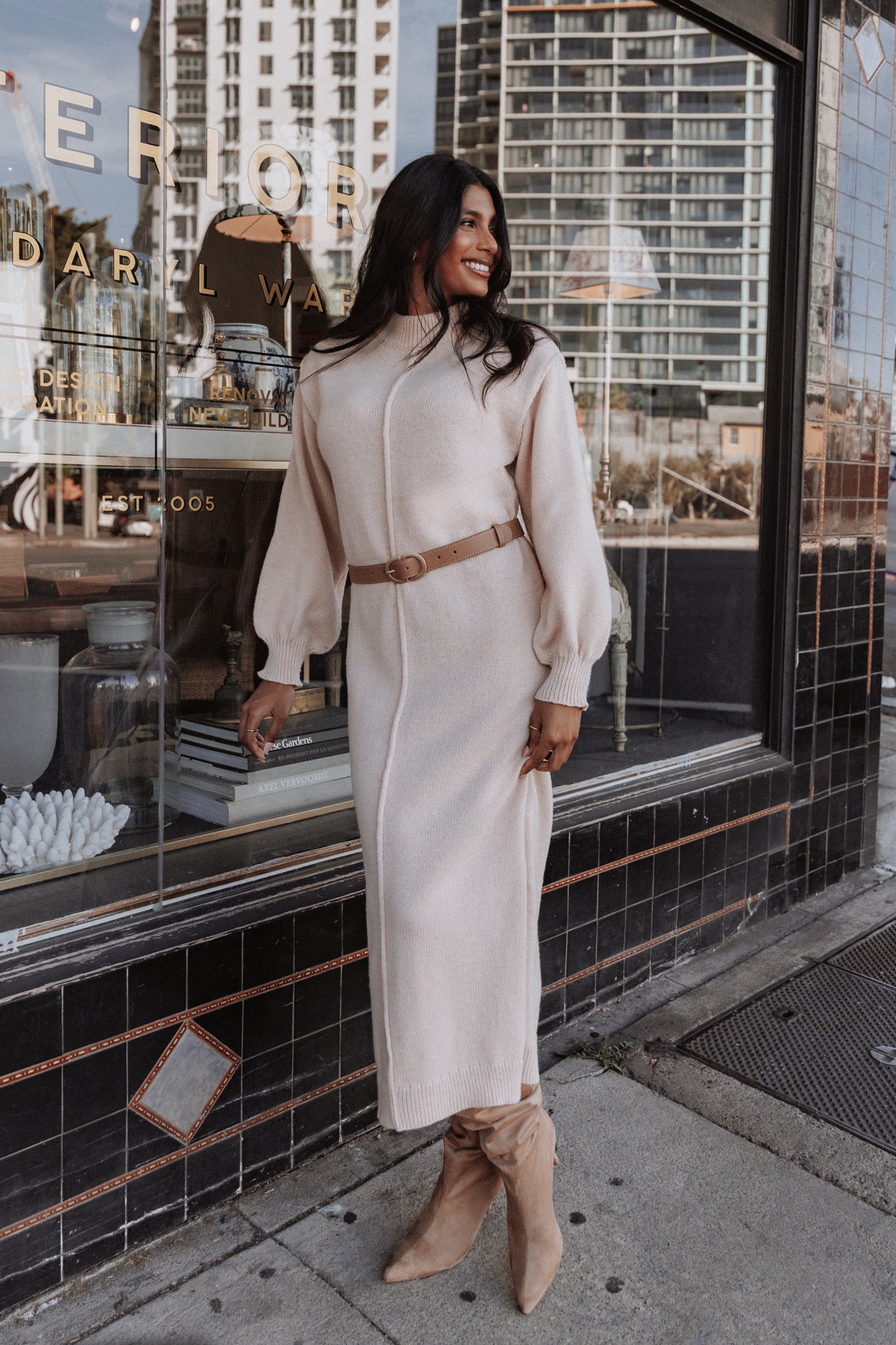 Odile Knit Midi Dress