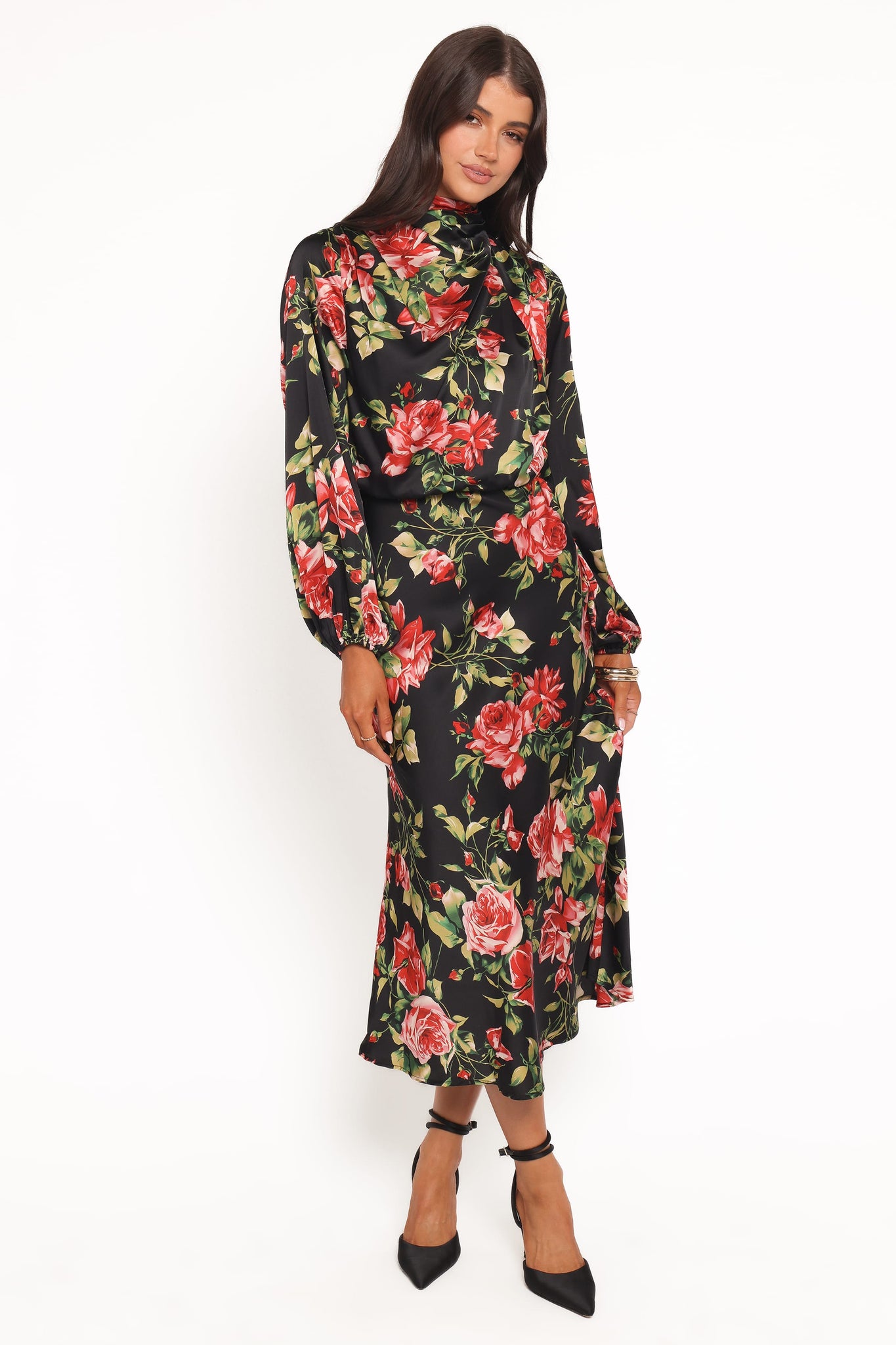 Perrie Long Sleeve Midi Dress