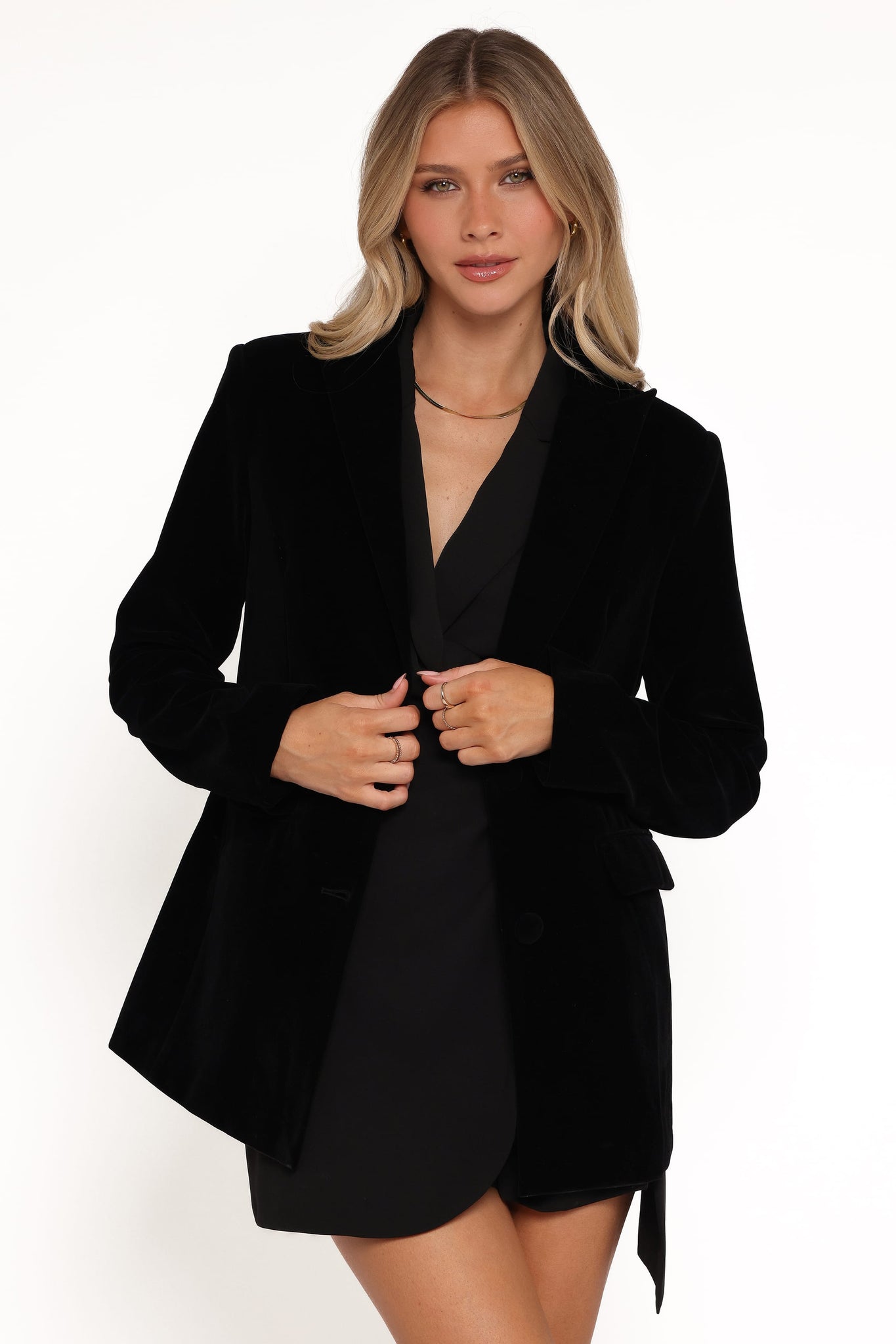 Clive Velvet Blazer