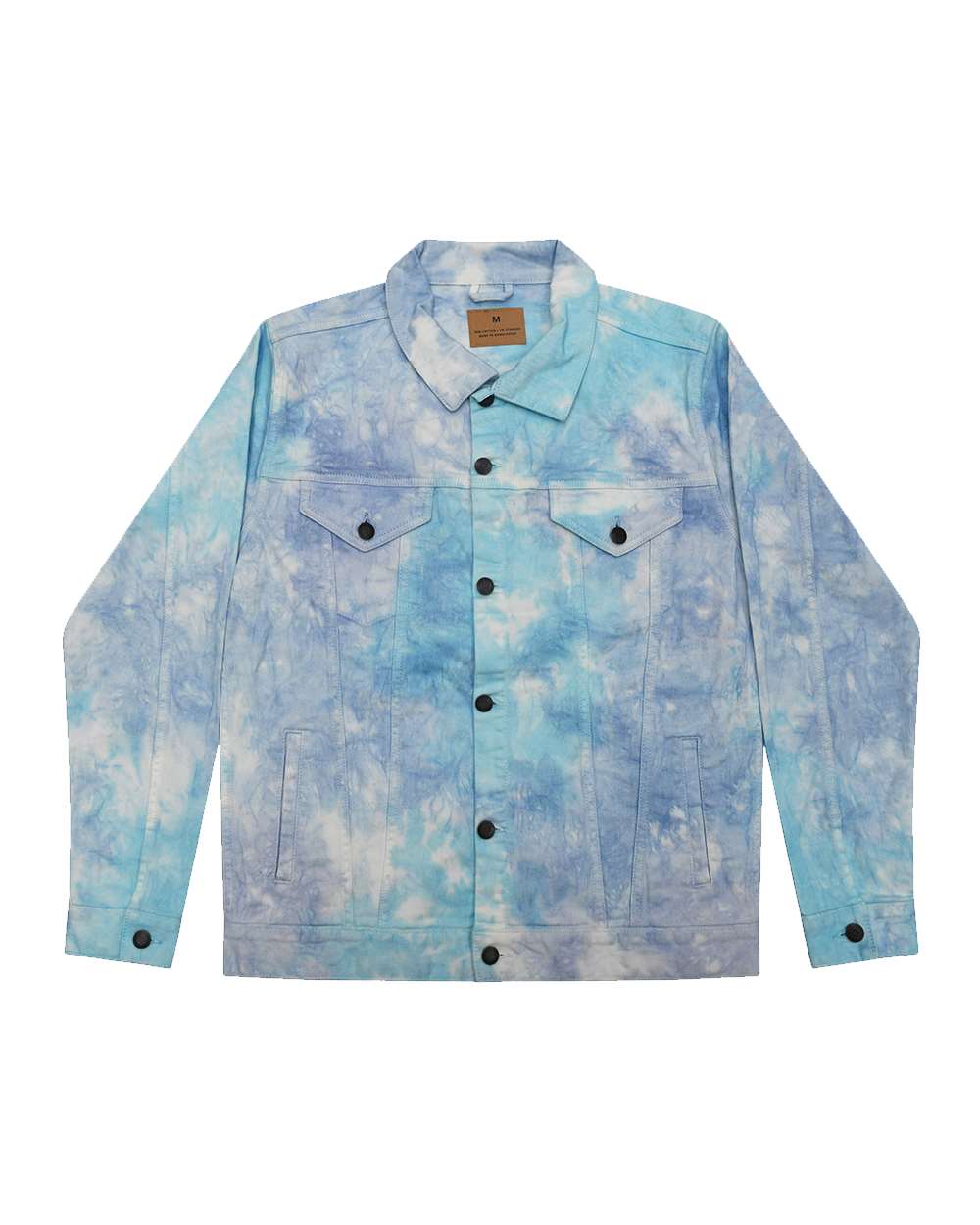 Colortone - - Tie - Dyed Denim Jacket - Lagoon
