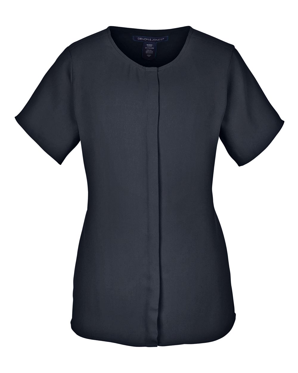 Devon & Jones - DPW - Women's Perfect Fit Crepe Blouse - Black