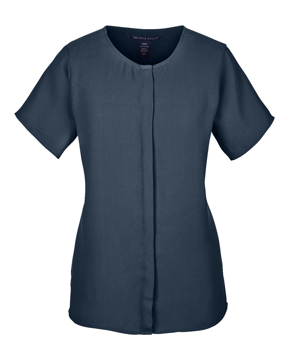 Devon & Jones - DPW - Women's Perfect Fit Crepe Blouse - Navy -