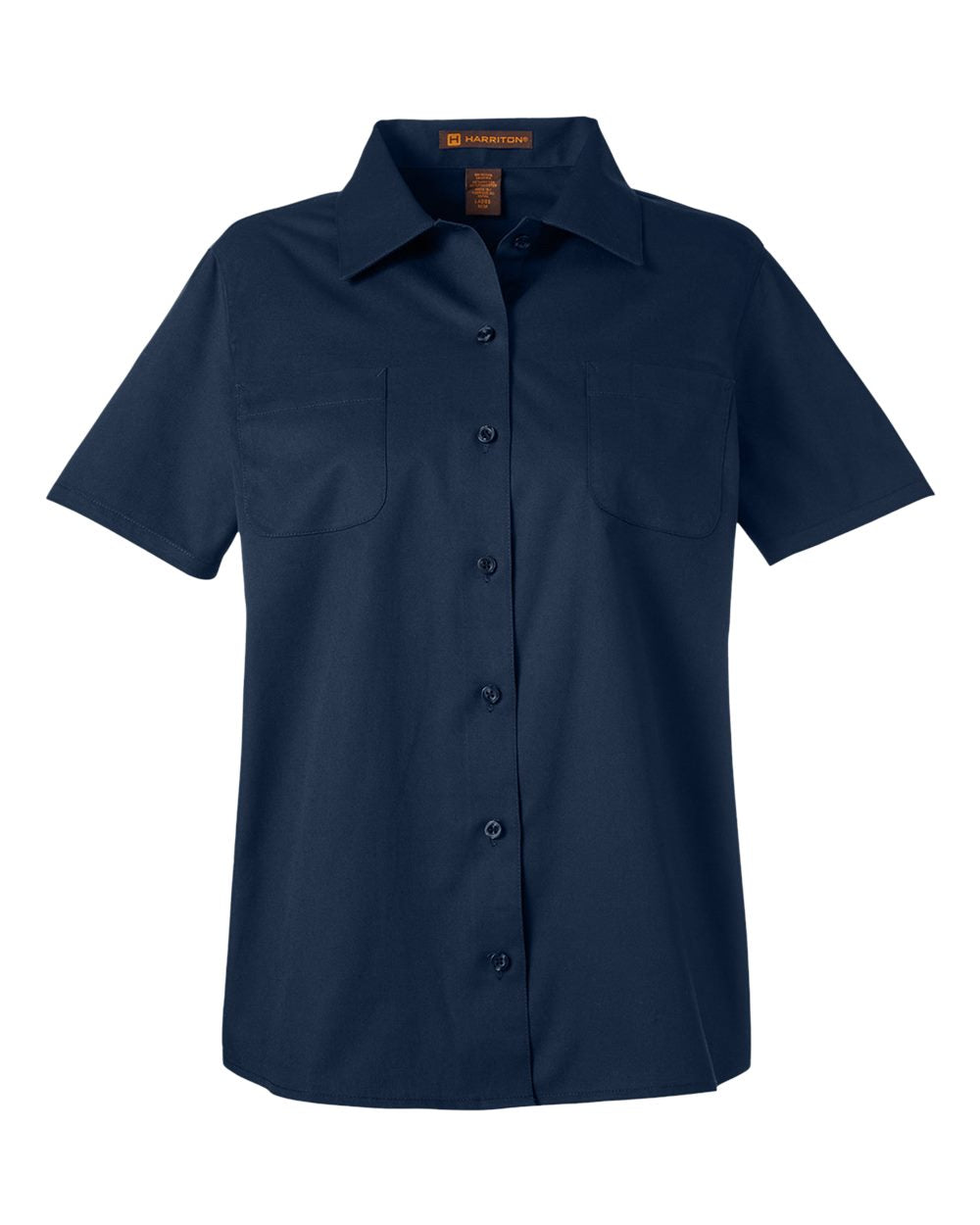 Harriton - MW - Women's Advantage IL Short Sleeve Dress Shirt - Dark Navy