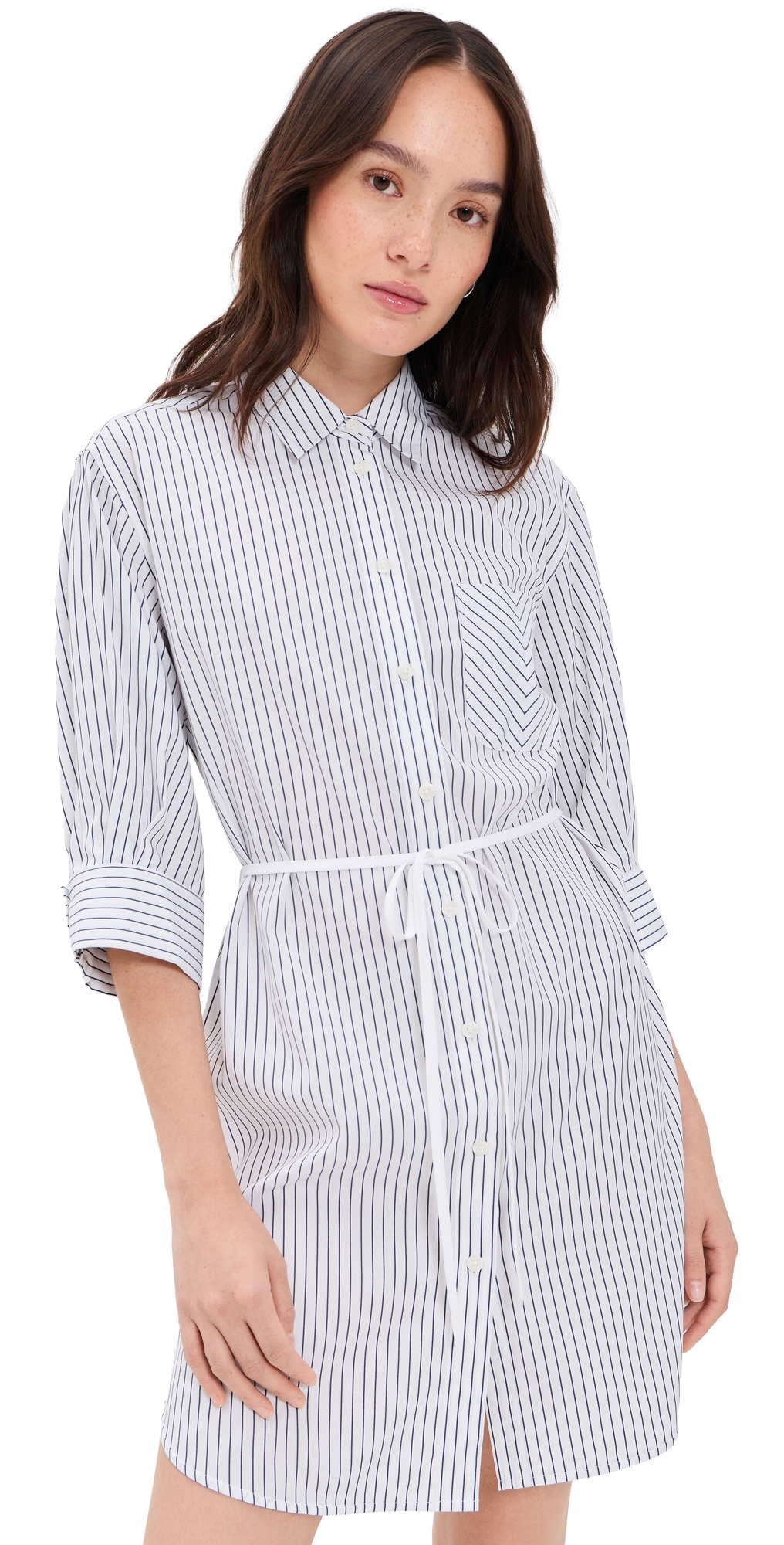 rag & bone Lucia Stripe Mini Dress Navy Stripe X