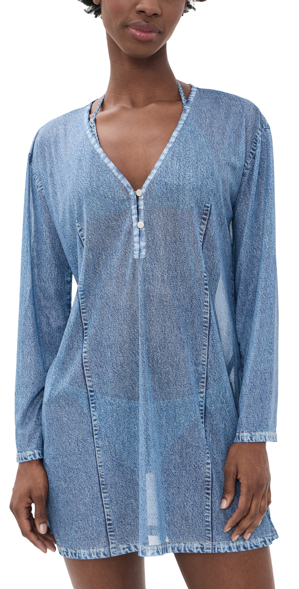 rag & bone Miramar Mesh Cover Up Dress Minetta X