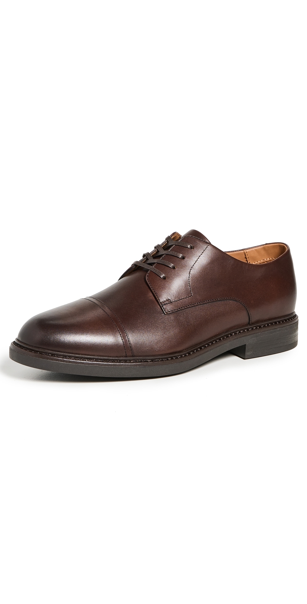 Polo Ralph Lauren Asher Captoe Dress Shoes Polo Brown